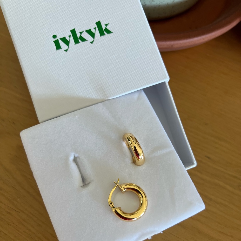IYKYK Hoop Earrings